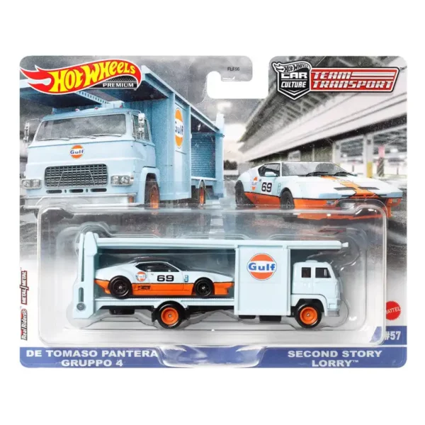 HOT WHEELS Team Transport De Tomaso Pantera Gruppo 4 #57 - HKF43