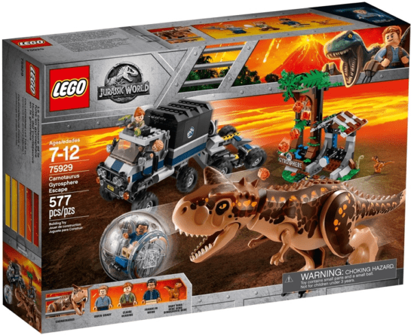 LEGO Jurassic World Carnotaurus Gyrosphere Escape - 75929