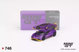 MINI GT 1/64 2023 Lamborghini Huracan STO, purple #746