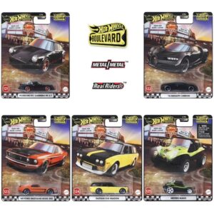HOT WHEELS Premium Boulevard Series, COMPLETE SET of 5 - GJT68