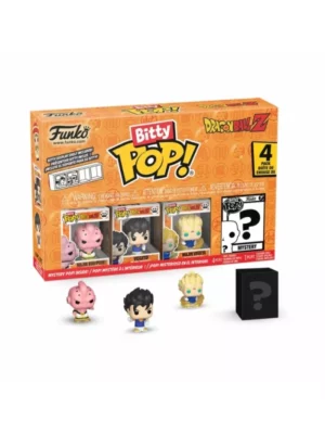 Funko Bitty Pop! 4-Pack: Dragon Ball Z - Majin Buu (Pure), Vegito, Majin Vegeta, Mystery Pop! Vinyl Figures