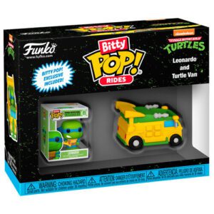 Funko Bitty Pop! Ride: TMNT – Leonardo with Van Vinyl Figure