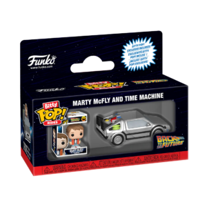 FUNKO Bitty Pop Rides Backto the Future Marty McFly and Time Machine