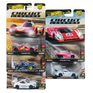 HOT WHEELS Premium Circuit Legends, Full Set of 5