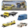 HOT WHEELS Premium Set Mooneyes, Speed Waze, Hydroplane, Citroen H Van, Toyota Stout