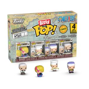 Funko Bitty Pop! 4-Pack: One Piece - Sanji, Zeff, Krieg, Bitty Pop! Chase Vinyl Figures