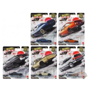 HOT WHEELS Premium Japan Historic 5, Full Set
