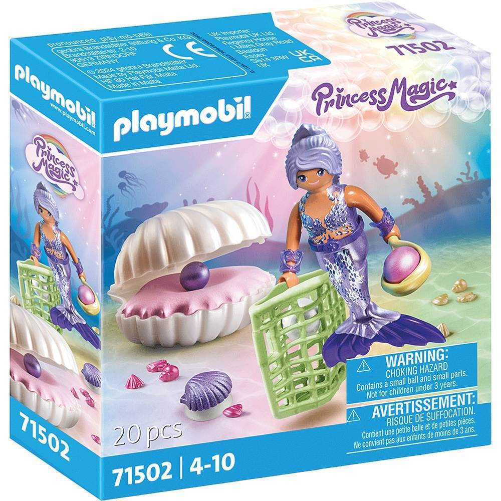 Playmobil Princess Magic Γοργόνα Κοχύλι Μαργαριταριών - 71502